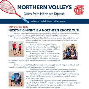 NICK’S BIG NIGHT IS A NORTHERN KNOCK OUT!